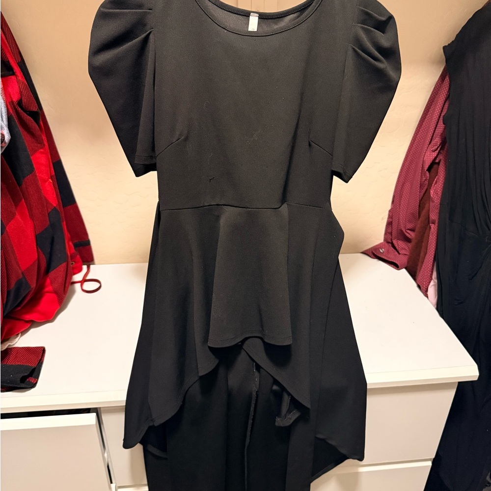 Chocolate Black Garment with Label Detail